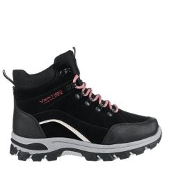 Buty trekkingowe damskie VERTIGO ALPES VORRA W/BLACK. Czarne obuwie sportowe damskie Aulp, bez wzorów, trekkingowe. W wyprzedaży za 159.99 zł.