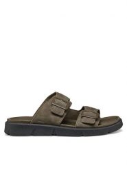 Geox Klapki U Xand 2S U46BGA 00032 C3009 Khaki. Brązowe klapki męskie Geox, z nubiku. Za 309.99 zł.