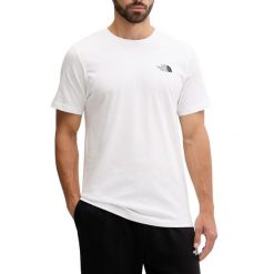 T-shirt sportowy z krótkim rękawem męski M Half Dome Photo SS Tee. Białe t-shirty męskie The North Face, m, bez wzorów, z bawełny, sportowe, bez kołnierzyka. Za 129.99 zł.