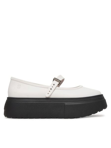 Melissa Baleriny Soft Ballerina Platform Ad 37858 Biały. Białe baleriny damskie Melissa, bez wzorów, z tworzywa sztucznego, bez obcasa. Za 358.99 zł.