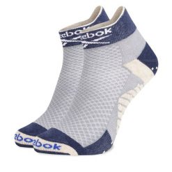 Skarpety krótkie Reebok. Niebieskie skarpety damskie Reebok, bez wzorów. Za 44.99 zł.