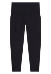 Legginsy damskie CHAMPION 7/8 z kieszenią na udzie, Quick Dry. Czarne legginsy damskie Champion, xs, bez wzorów, z elastanu. Za 110.99 zł.