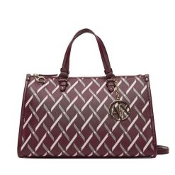 Torebka Armani Exchange. Czerwone torebki do ręki damskie Armani Exchange, bez wzorów, klasyczne, bez dodatków. Za 759.99 zł.