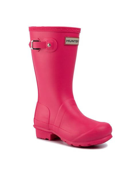 Hunter Kalosze Orginal Kids JFT6000RMA Różowy. Czerwone kalosze dziewczęce Hunter, bez wzorów. Za 153.99 zł.