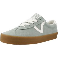 Trampki Vans Model Sport Low Kolor Zielony. Zielone trampki i tenisówki damskie Vans, bez wzorów, z tkaniny, sportowe, bez zapięcia. Za 417.60 zł.