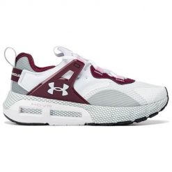 Buty do biegania damskie Under Armour Hovr Mega Mvmnt. Białe obuwie sportowe damskie Under Armour, bez wzorów, z materiału, do biegania. Za 672.00 zł.