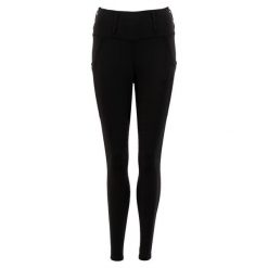 Legginsy jeździeckie z pełnym silikonem dla kobiet BR Equitation CLX. Czarne legginsy damskie BR, bez wzorów, z elastanu. Za 380.50 zł.