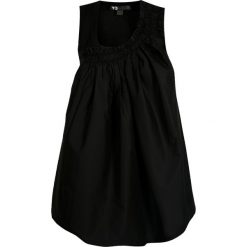 Top Y-3 ELGTJSY. Czarne bluzki damskie Y-3, bez wzorów, z bawełny, sportowe, bez kołnierzyka. W wyprzedaży za 384.00 zł.