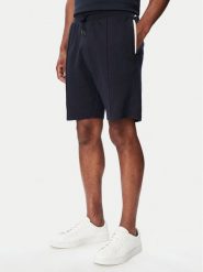 BOSS Szorty sportowe Sense 50566917 Granatowy Regular Fit. Niebieskie krótkie spodenki sportowe męskie Boss, m, bez wzorów, z bawełny. Za 399.99 zł.