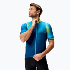 Koszulka rowerowa męska Endura Bitmap FS260. Niebieskie buty sportowe męskie ENDURA, bez zapięcia, rowerowe. Za 309.99 zł.
