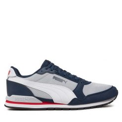 Sneakersy Puma. Czerwone trampki i tenisówki chłopięce Puma, bez wzorów, bez zapięcia. Za 109.99 zł.