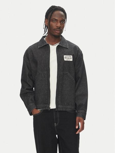 DC Shoes Kurtka jeansowa Pit Crew Jacket ADYJK03206 Czarny Boxy Fit. Czarne kurtki męskie DC Shoes, m, bez wzorów, z bawełny, bez kaptura. Za 309.99 zł.