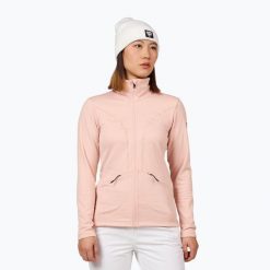 Bluza damska Rossignol Blackside Fleece Fz. Czerwone bluzy damskie Rossignol, bez wzorów, bez kaptura, narciarskie. Za 329.99 zł.