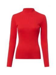 Marie Lund koszulka z długim rękawem Kobiety Bawełna (100%) czerwony, L. Czerwone t-shirty damskie Marie Lund, l, bez wzorów, z bawełny, eleganckie, bez kołnierzyka. Za 149.95 zł.
