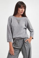 Sweter damski wełniany PESERICO. Swetry damskie Peserico, bez wzorów, z wełny, bez kołnierzyka, bez ramiączek, bez kaptura. W wyprzedaży za 1,383.85 zł.