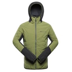 Bluza męska hybrydowa Alpine Pro Morgen. Zielone bluzy męskie Alpine Pro, m, bez wzorów, bez kaptura. W wyprzedaży za 399.00 zł.