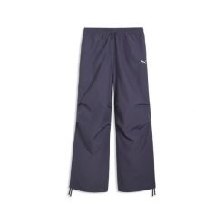 Damskie spodnie spadochroniarskie Wardrobe Essentials PUMA. Szare spodnie materiałowe damskie Puma, m, bez wzorów, z materiału. Za 299.00 zł.