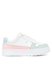 Tommy Hilfiger Sneakersy Low Cut Lace-Up Sneaker T3A9-33740-1355 M Biały. Białe buty sportowe dziewczęce Tommy Hilfiger, bez wzorów, ze skóry, bez zapięcia. Za 259.99 zł.