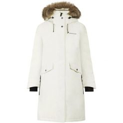 Parka dla kobiet Didriksons Erika. Białe kurtki damskie Didriksons, na jesień, bez wzorów, bez kaptura. W wyprzedaży za 1,031.95 zł.