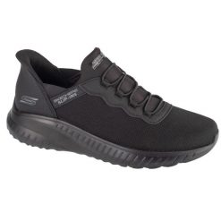 Buty treningowe męskie Skechers 118300BBK. Czarne buty sportowe męskie Skechers, z materiału, bez zapięcia. Za 299.99 zł.