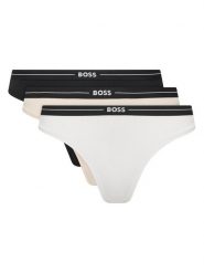 BOSS Komplet 3 par fig klasycznych 3P Brief 50510016 Kolorowy. Figi damskie Boss, xl, bez wzorów, z bawełny. Za 219.99 zł.