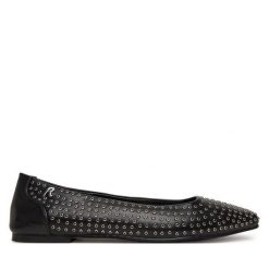 Baleriny REPLAY. Czarne baleriny damskie Replay, bez wzorów, bez obcasa. Za 389.99 zł.