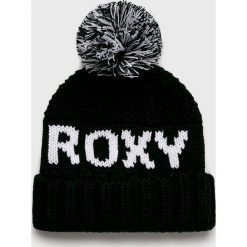 Roxy - Czapka. Czarne czapki i kapelusze damskie Roxy, z dzianiny. W wyprzedaży za 119.90 zł.