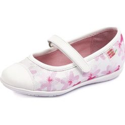 Baleriny w kolorze biało-jasnoróżowym. Baleriny dziewczęce marki Agatha Ruiz de la Prada. W wyprzedaży za 122.95 zł.