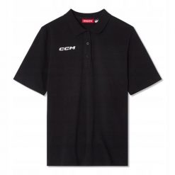 Męska koszulka Polo CCM Team Polo. Czarne koszulki polo męskie CCM, m, bez wzorów, sportowe, bez ramiączek. Za 179.99 zł.