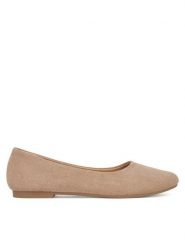 JENNY Baleriny WSS21520-01 Beżowy. Brązowe baleriny damskie Jenny, bez wzorów, z materiału, bez obcasa. Za 59.99 zł.