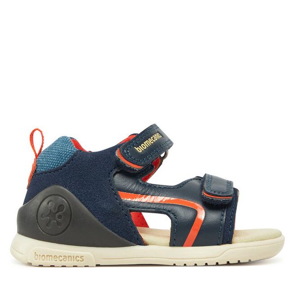 Sandały Biomecanics. Niebieskie sandały chłopięce Biomecanics, bez zapięcia. Za 279.99 zł.