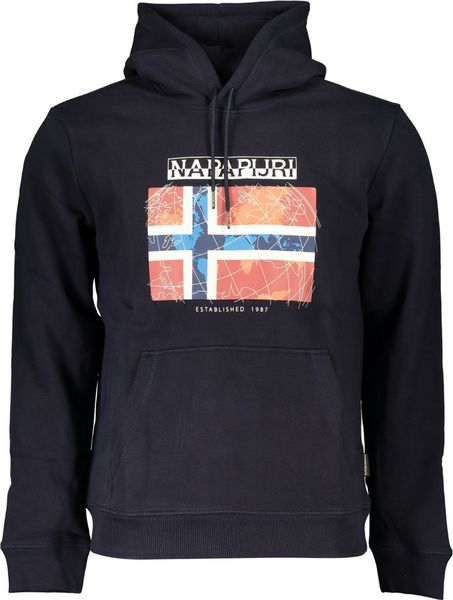 Napapijri NIEBIESKA BLUZA BEZ ZAMKA MĘSKA NAPAPIJRI M. Niebieskie bluzy męskie Napapijri, m, bez wzorów, bez kaptura. Za 320.00 zł.