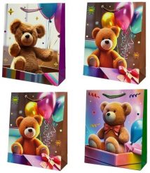 Jupiter Torebka prezentowa dziecięca M Miś z balonami mix. Torby i plecaki dziecięce Jupiter. Za 13.00 zł.