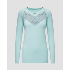 Koszulka biegowa damski termoaktywna X-Bionic Twyce Run Shirt LS Blue. Niebieskie bluzy sportowe damskie X Bionic, bez wzorów, bez kaptura, rowerowe. W wyprzedaży za 325.00 zł.