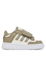 Adidas Sneakersy Rapid Court JS3545 Zielony. Zielone buty sportowe dziewczęce Adidas, bez wzorów, ze skóry, bez zapięcia. Za 119.99 zł.