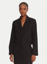 French Connection Marynarka 75ZAG Czarny Regular Fit. Czarne żakiety damskie French Connection, bez wzorów, z syntetyku. Za 519.99 zł.