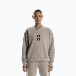 Bluza damska On Club. Brązowe bluzy damskie On, l, bez wzorów, z bawełny, bez kaptura. Za 541.45 zł.