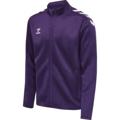 Bluza sportowa dla dorosłych Hummel Core XK Poly Zip Sweat. Białe bluzy sportowe męskie Hummel, xl, bez wzorów, z dresówki, bez kaptura. Za 222.00 zł.