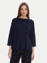 Kontatto Sweter 3M0801C Granatowy Regular Fit. Niebieskie swetry damskie Kontatto, m, bez wzorów, z syntetyku, bez kołnierzyka, bez ramiączek, bez kaptura. Za 269.99 zł.