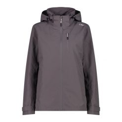 Kurtka damska turystyczna CMP 35Z5036. Szare kurtki damskie CMP, xl, bez wzorów, bez kaptura. W wyprzedaży za 398.50 zł.