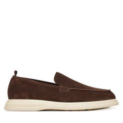 Lordsy Pollini. Brązowe mokasyny męskie Pollini. Za 859.99 zł.