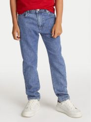 Tommy Hilfiger Jeansy Modern KB0KB09328 Niebieski Straight Fit. Niebieskie jeansy dla chłopców Tommy Hilfiger, z bawełny. Za 189.99 zł.