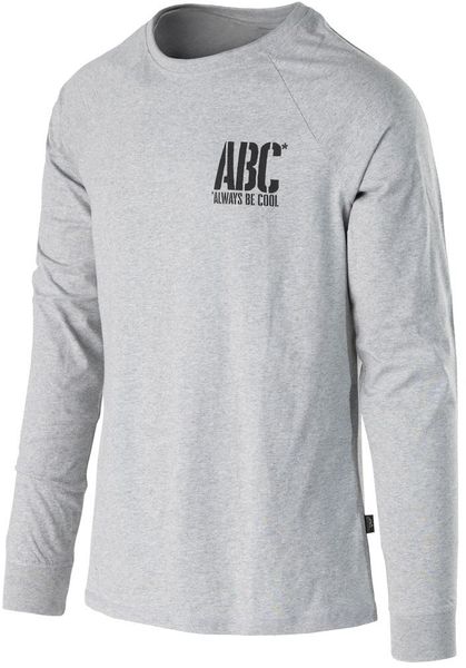 Helikon-Tex T-shirt Long Sleeve (ABC Always Be Cool) - Mid Gre. Bluzki z długim rękawem męskie HELIKON-TEX, m, bez wzorów, bez kołnierzyka. Za 102.36 zł.