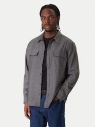 Calvin Klein Koszula Easy LV04LE114G Szary Relaxed Fit. Szare koszule męskie Calvin Klein, m, bez wzorów, z wiskozy, bez kołnierzyka, bez ramiączek. Za 489.99 zł.