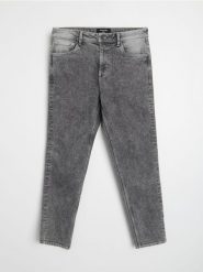 Jeansy comfort - szary. Szare jeansy męskie Sinsay. Za 79.99 zł.