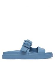 Tommy Hilfiger Klapki FW0FW08953 Szary. Szare klapki damskie Tommy Hilfiger, bez wzorów, z syntetyku, bez obcasa. Za 209.99 zł.