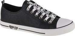 Big Star Big Star Shoes KK174047 Czarne 40. Czarne trampki męskie Big Star, bez wzorów, retro, bez zapięcia. Za 133.89 zł.
