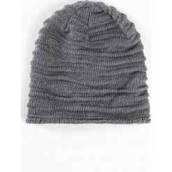 Czapka beanie. Szare czapki i kapelusze damskie bonprix, bez wzorów. Za 39.99 zł.