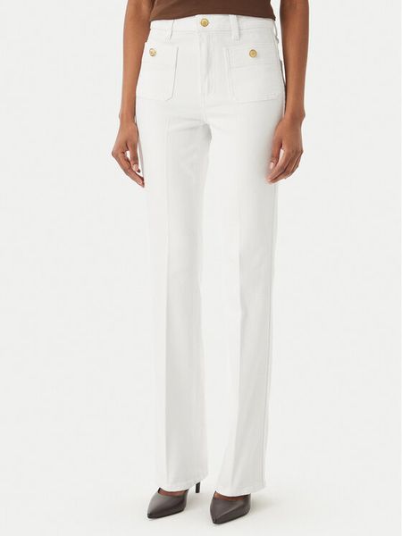 Tommy Hilfiger Jeansy WW0WW48580 Biały Bootcut Fit. Białe jeansy damskie Tommy Hilfiger. Za 343.99 zł.