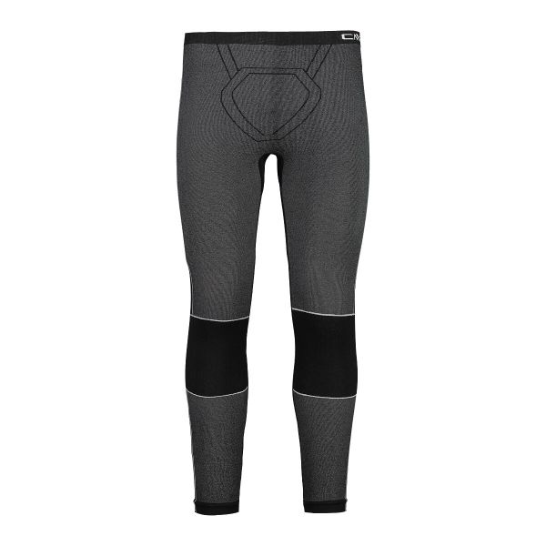 Bezszwowe legginsy 3/4 CMP. Czarne legginsy sportowe męskie CMP, m, bez wzorów, z poliesteru. Za 161.50 zł.